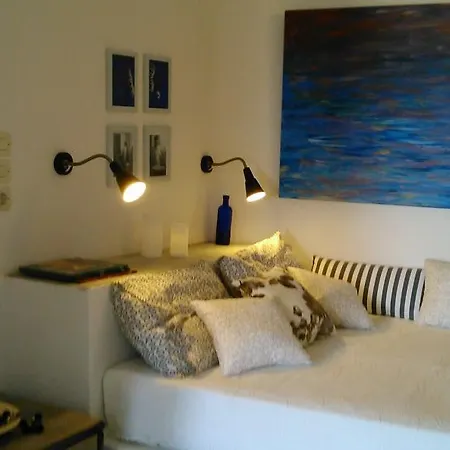 Aperanto Galazio Skopelos stad