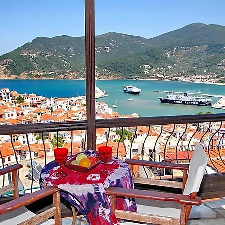 Aperanto Galazio Hotell Skopelos stad